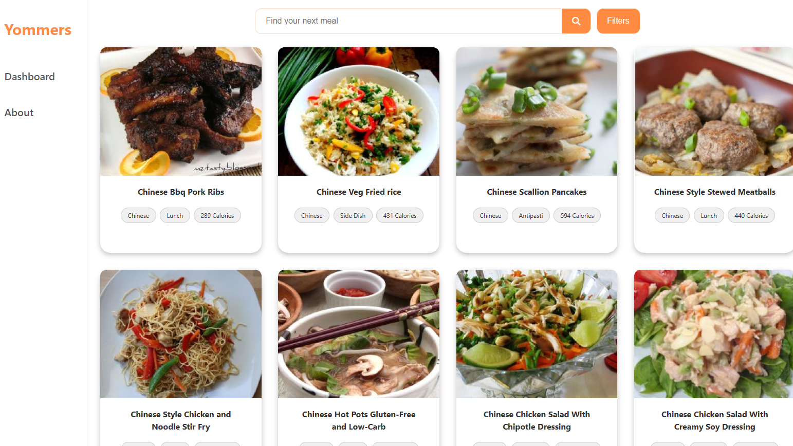 Yommers Yommers recipe app image